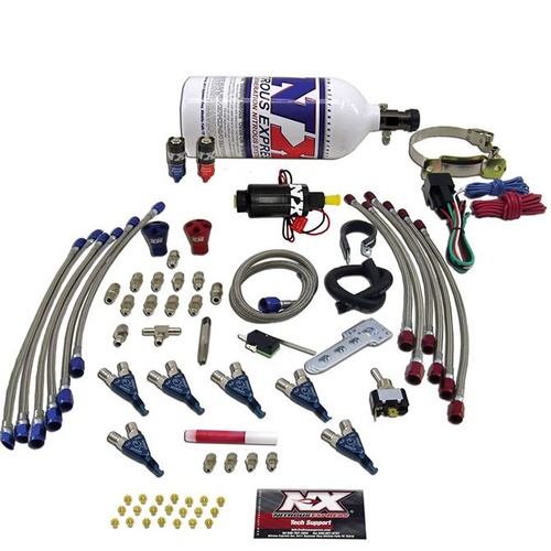 Nitrous Express Six Cylinder "Piranha" System, No Bottle