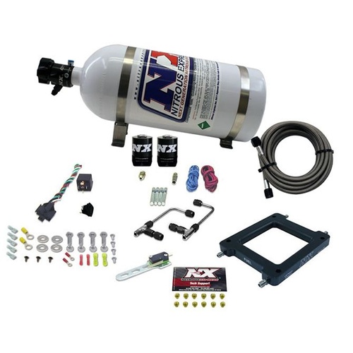 Nitrous Express Dominator Gemini Stage 6 (50-100-150-200-250-300Hp) w/ 10LB Bottle, Kit