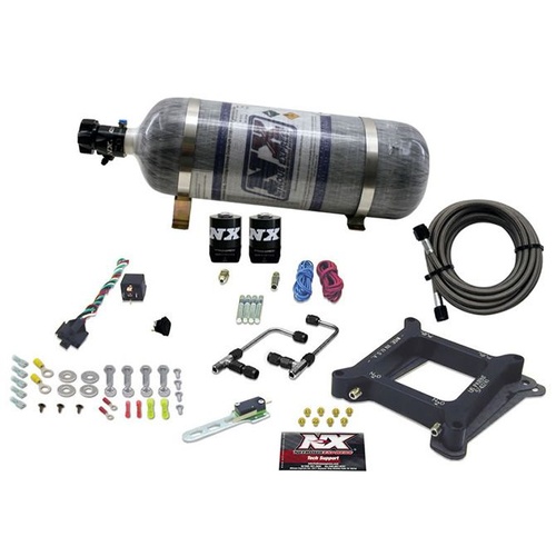 Nitrous Express 4150 Gemini Pro-Power (100-200-300-400-500Hp) w/ Composite Bottle, Kit