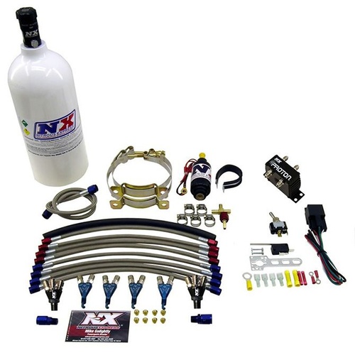 Nitrous Express Four Cylinder, Proton, 1.0 Lb Bottle, 1.0Lb