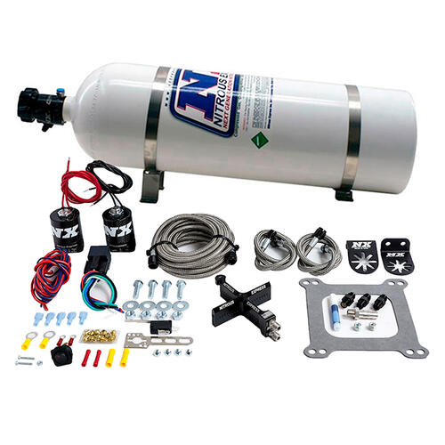 Nitrous Express Nitrous Oxide Injection System Kit 4150 Covert Crossbar Plate System, Stage 6