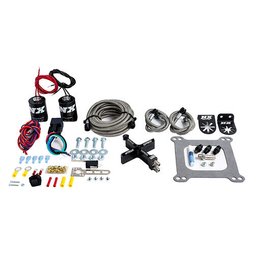 Nitrous Express Nitrous Oxide Injection System Kit 4150 Covert Crossbar Plate System,Pro Power