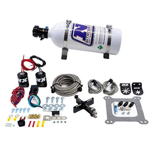Nitrous Express Nitrous Oxide Injection System Kit 4150 Covert Crossbar Plate System, Pro Power
