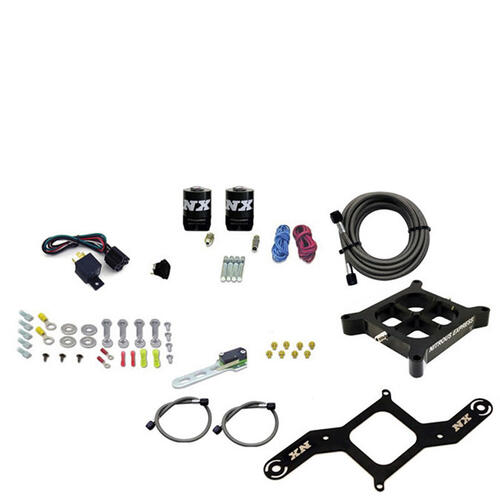 Nitrous Express Nitrous Oxide Injection System Kit 4500 Covert Crossbar Plate System, Pro Power