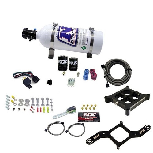 Nitrous Express Nitrous System, 4150 Single Entry Crossbar System, Rnc (250-750Hp) W/5Lb Bottle