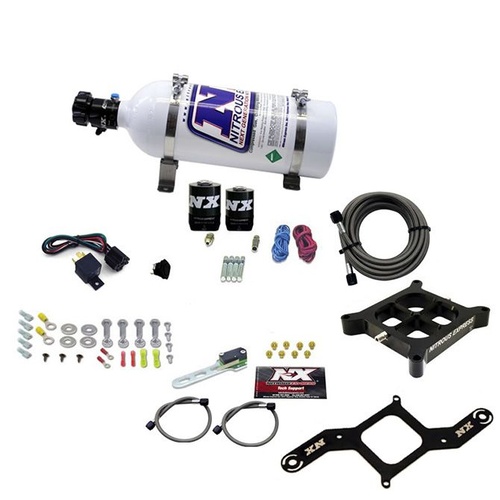 Nitrous Express 4150 Single Entry Crossbar System, Rnc (250-750Hp) W/5Lb Bottle