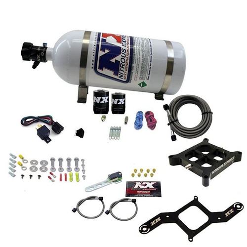 Nitrous Express 4150 Single Entry Crossbar System, Rnc (250-750Hp) W/10Lb Bottle