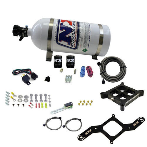 Nitrous Express Nitrous Plate System Dry, Dual Stage Billet Crossbar Plate System 100-1000HP (4150