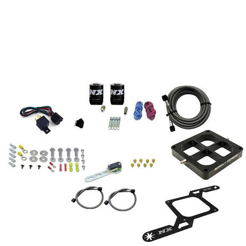 Nitrous Express Nitrous Plate System Dry, Dual Stage Billet Crossbar Plate System 100-1000HP (4500