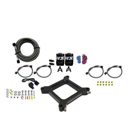 Nitrous Express Nitrous Oxide Injection System Kit 4150 Assassin Plate System, Pro Power Alcohol,