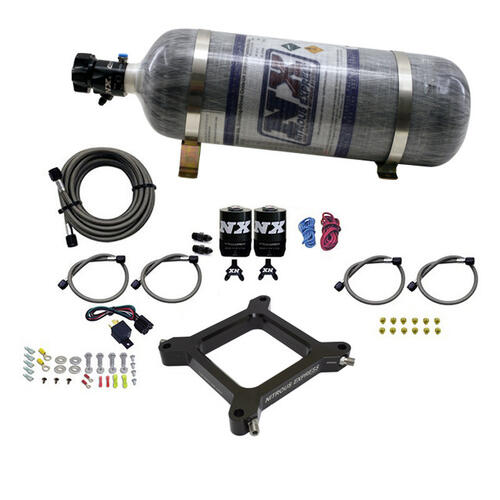 Nitrous Express Nitrous Oxide Injection System Kit 4150 Assassin Plate System, Pro Power Alcohol,