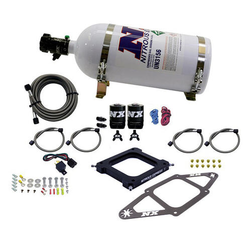 Nitrous Express Nitrous Oxide Injection System Kit 4500 Assassin Plate System, Pro Power Alcohol,