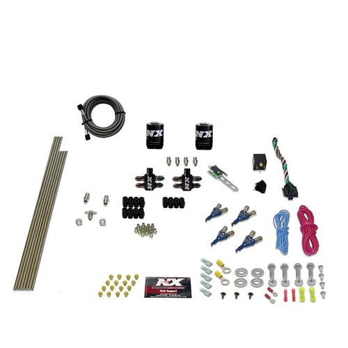 Nitrous Express Nitrous System, 4 Cyl, Gas, Piranha Direct Port, Efi, 50-250Hp, Less Bottle