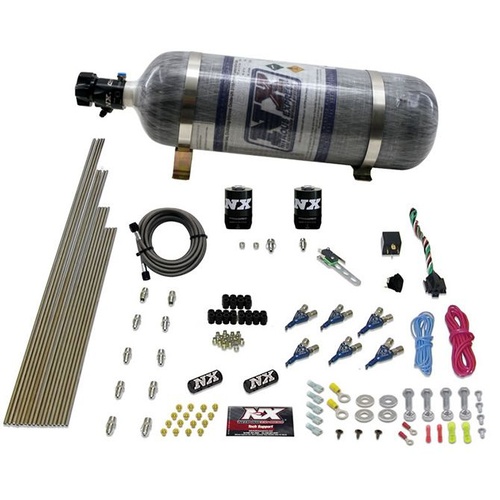 Nitrous Express 6-Cyl Gas (150-225-300-375Hp) w/ Composite Bottle, Kit