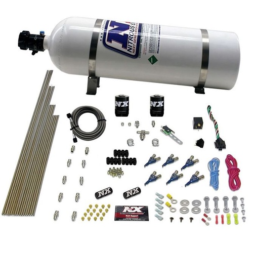 Nitrous Express V6An Gasoline Efi (150-375Hp) w/ 15LB Bottle, Kit