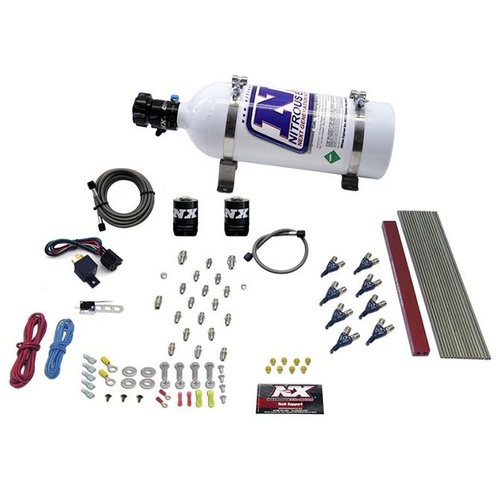 Nitrous Express 8 Cylinder Lt1, Ls1 Pro Piranha Nozzle Gas w/ 5LB Bottle, Kit