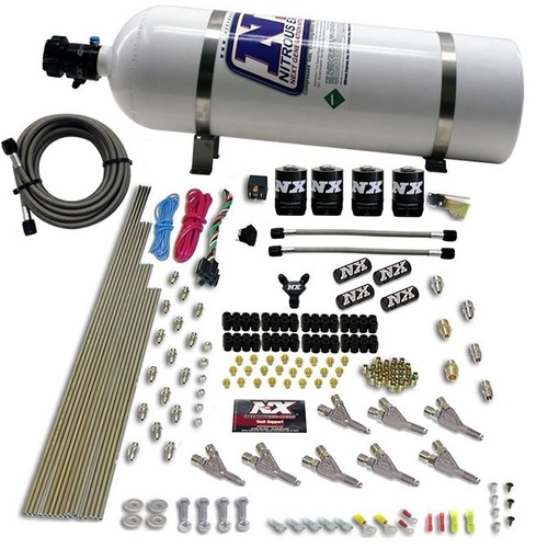 Nitrous Express Vortech Nozzle System w/ 15LB Bottle, Kit