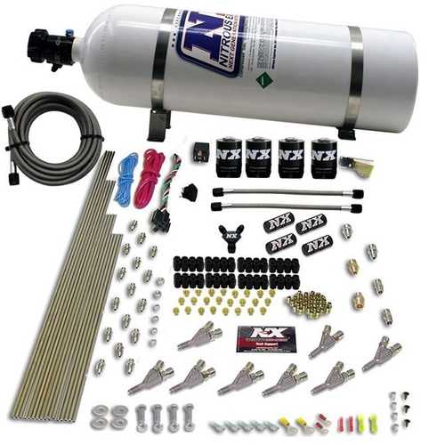 Nitrous Express Std Nozzle System w/ 15LB Bottle, Kit
