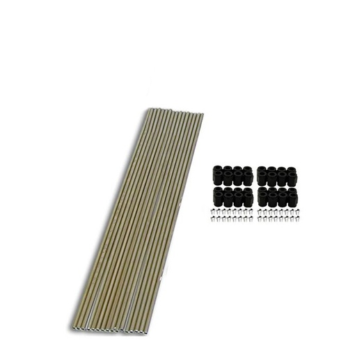 Nitrous Express 8-Cyl, Tubing Kit, 4-14 And 4-16 in, 4-20 in, 4-24 in, Includes B-Nuts,