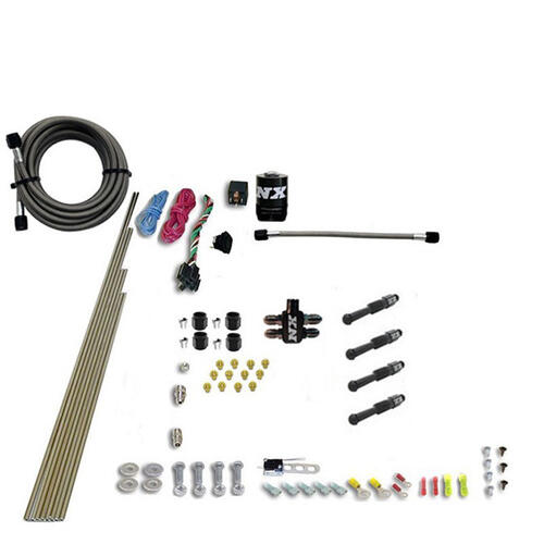 Nitrous Express Nitrous Oxide Injection System Kit Dry Direct Port Nitrous System. 4 Cylinder W/ No