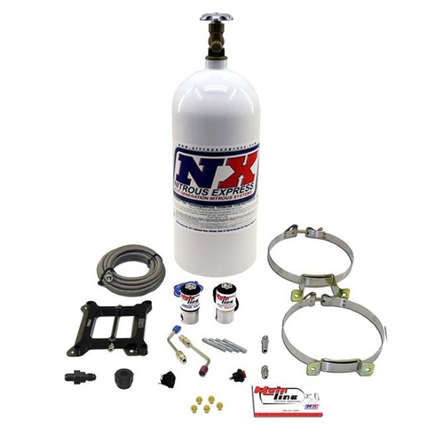 Nitrous Express Mainline Carb. System w/ 10LB Bottle , Kit