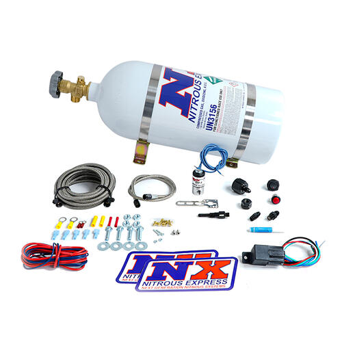 Nitrous Express Nitrous Oxide Injection System Kit Mainline Instaboost Dry Nitrous System