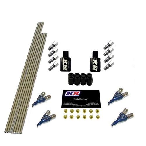 Nitrous Express 4 Cyl, Piranha Conversion For Converting Single Nozzle Efi Sys To Direct Port. 