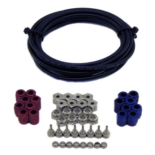 Nitrous Express D-2 Black Hose Conversion For 4 Cyl, Direct Port Systems.