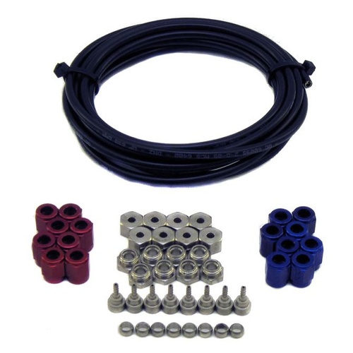 Nitrous Express D-2 Black Hose Conversion For 4 Cyl, Direct Port Systems. 