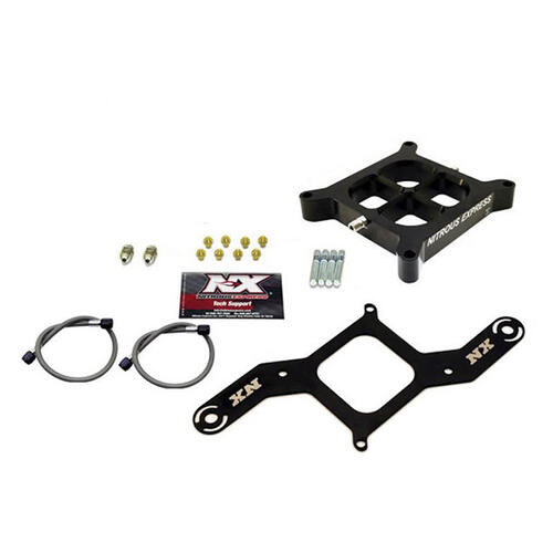 Nitrous Express Nitrous Oxide Injector Plate Single Entry Crossbar Pro Power Plate Conversion (4150