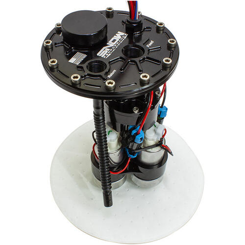 Nitrous Express Fuel Hat Universal 10 Gallon, 12 Hole Fuel Cell Hat Xtreme Version (3 Pump, 3-295)