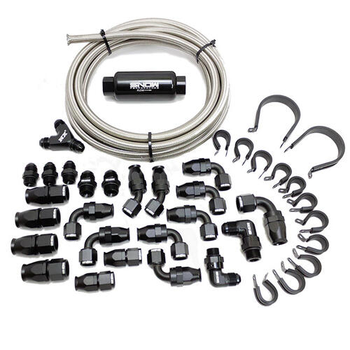 Nitrous Express Fuel Line Kit -10AN Braided Stainless