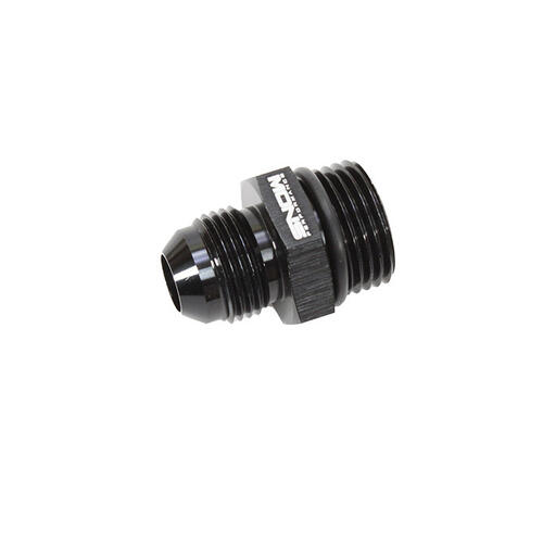 Nitrous Express Fitting -12AN ORB to -10AN Straight Fitting (Black)