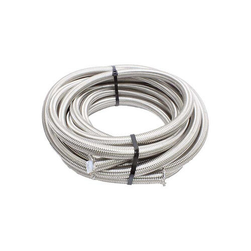 Nitrous Express PTFE Hose 10AN Braided Stainless - 15Ft