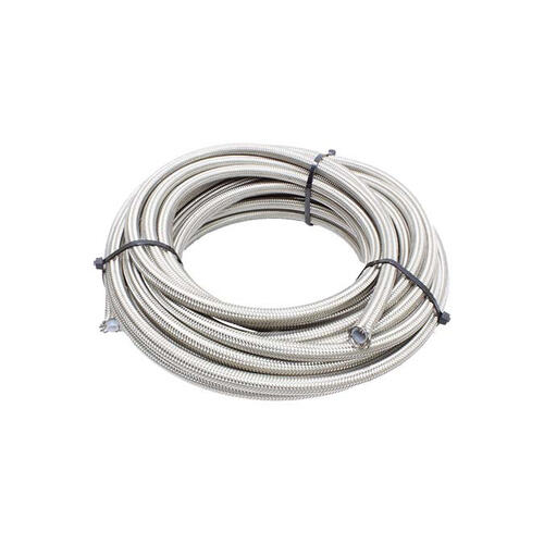 Nitrous Express PTFE Hose 10AN Braided Stainless - 30Ft