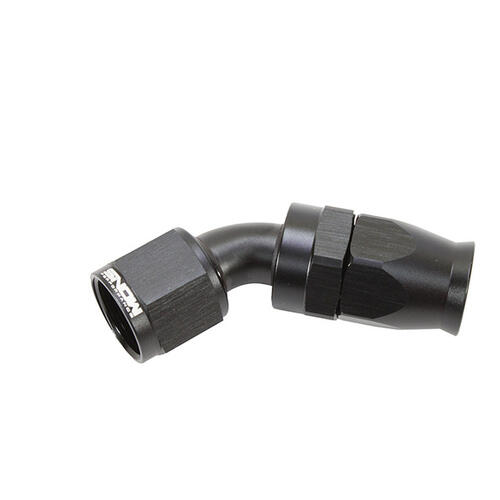 Nitrous Express Hose End -10 AN 45 Degree PTFE Hose End (Black)