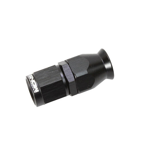 Nitrous Express Hose End -6 AN Straight PTFE Hose End (Black)