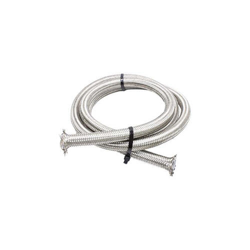 Nitrous Express PTFE Hose 8AN Braided Stainless - 5Ft