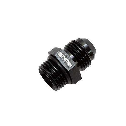 Nitrous Express Fuel Fitting -8AN ORB to -8AN Straight Fitting (Black)