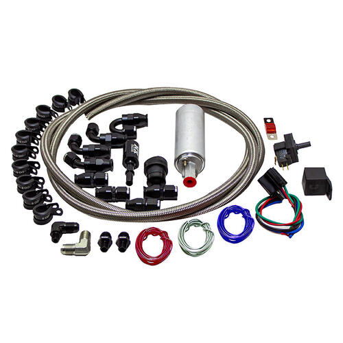 Nitrous Express Supplemental Fuel System (Stainless Line)