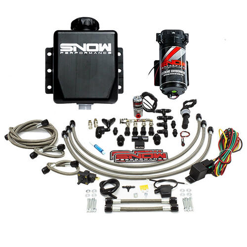 Snow Performance Gas Water-Methanol Injection Kit Stage 1, Water-Methanol Injection, Quad Nozzle Kit