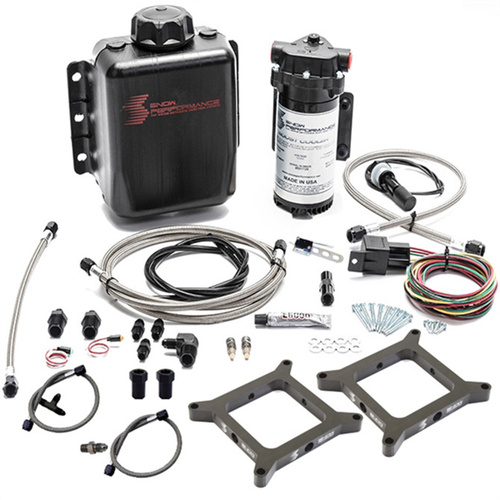 Snow Performance Water-Methanol Injection Kit, Gas Stage 1 Dual Carb N/A or Forced Induction (Stainless Braided)