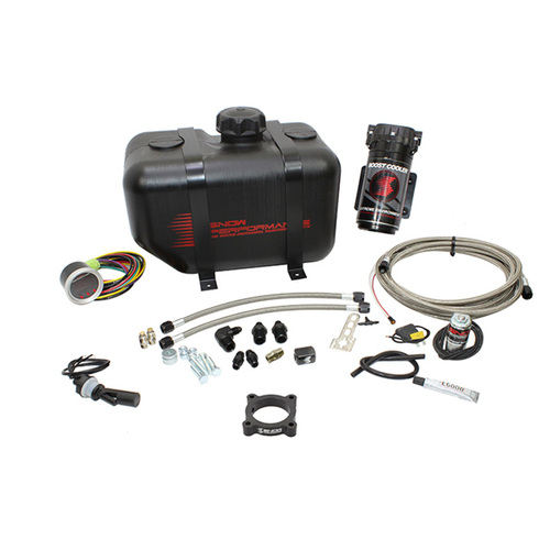 Snow Performance Water-Methanol Injection Kit, Stage 2 Boost Cooler 2014+ Chevrolet Corvette C7 6.2L Forced Induction (SS Braided Line, 4AN Fittings)