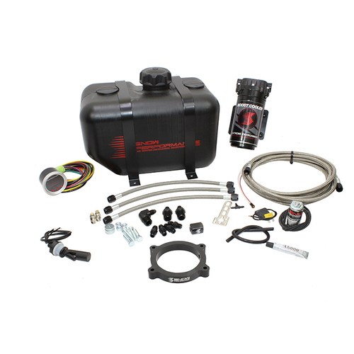 Snow Performance Water-Methanol Injection Kit, Diesel Stage 1 Boost Cooler? (Red High Temp Nylon Tubing, Quick-Connect Fittings)