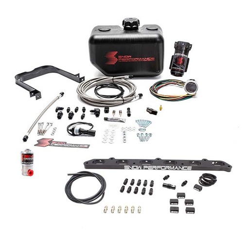 Snow Performance Water-Methanol Injection Kit, Diesel Stage 1 Boost Cooler (SS Braided Line, 4AN Fittings)