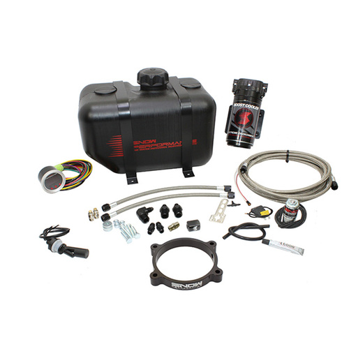 Snow Performance Water-Methanol Injection Kit, Diesel Stage 2 Boost Cooler Dodge 5.9L Cummins (SS Braided Line, 4AN Fittings)