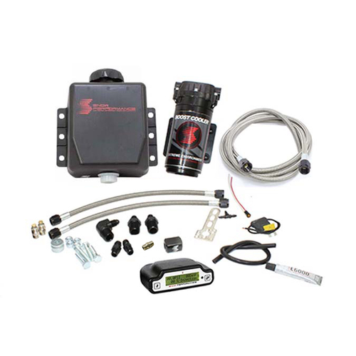 Snow Performance Water-Methanol Injection Kit, Diesel Stage 2 Boost Cooler Dodge 5.9L Cummins (Red High Temp Nylon Tubing, Quick-Connect Fittings)