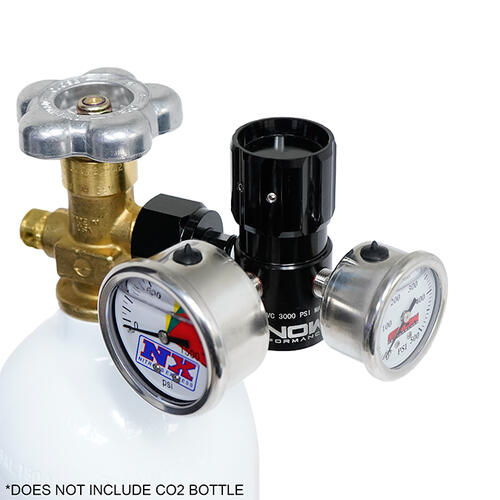Snow Performance CO2 Regulator Billet Adjustable (0-475PSI) with Gauges