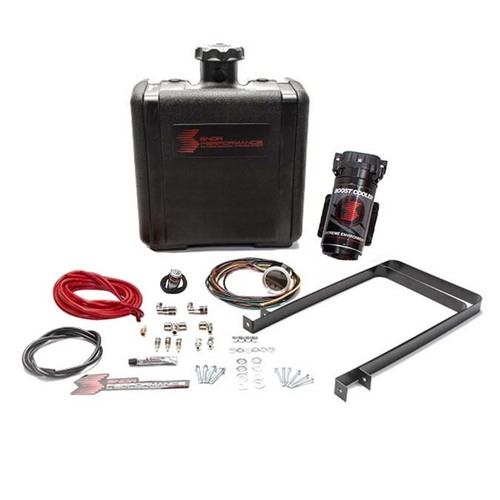 Snow Performance Water/Methanol Injection System, Diesel Stage 2 Boost Cooler, Chevrolet/Gmc Lbz/Lly/Lmm/Lml/L5P Duramax (Red High Temp Nylon Tubing,