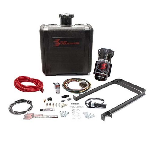 Snow Performance Water/Methanol Injection System, Diesel Stage 2 Boost Cooler, Water-Methanol Injection Universal (Red High Temp Nylon Tubing, Quick-C